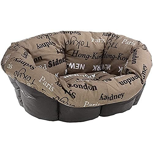 Ferplast Replacement Padding for Dog and Cat Kennels - Padded Cushion for Kennel - Plastic (NOT Included), Washable, Adjustable 52 x 39 x 21 cm, Brown XXS - Image 3