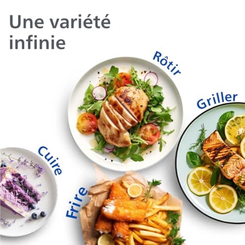Philips Airfryer Series 3000 – Air Fryer Double Basket, 9L, RapidAir Technology, Up to 90% Less Fat, Energy Saving, HomeID Application, Black (NA350/00) - Image 6