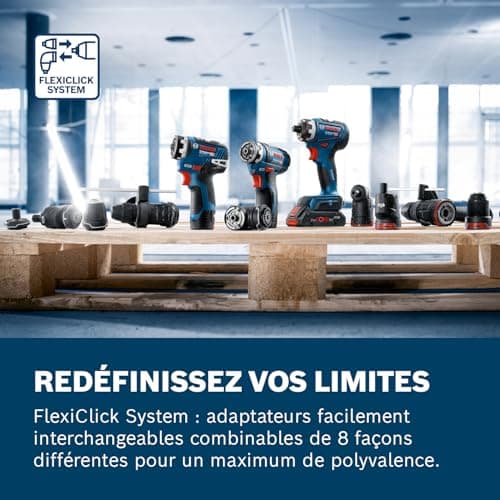 Bosch Professional 12V System cordless drill-driver GSR 12V-35 FC - FlexiClick System (without battery or charger) - Image 3