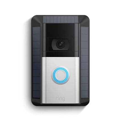 Ring | Solar Charger (2nd Generation) for Battery Doorbells Ring Video Doorbell 3, Ring Video Doorbell 3 Plus, Ring Video Doorbell 4, Battery Video Doorbell Plus and Battery Video Doorbell Pro