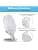 Cozycase Table and Desk Stand for Google Home Mini, Nest Mini - Desktop Mounting Bracket, Compact Security Case for Kitchen, Bathroom and Bedroom (White) - Image 3