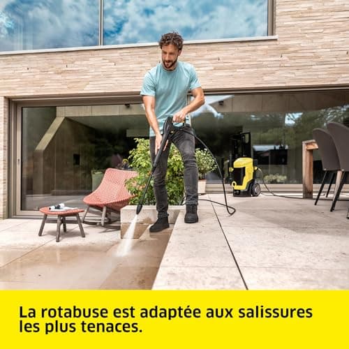 Kärcher High Pressure Washer K 7 WCM FJ, Max. Pressure 180 Bar, Flow Rate: 600 l/h, Surface: 60 m²/h, Weight: 17.1 kg, HP Gun, Vario Power Lance, Rotabuse, Foam Nozzle - Image 4