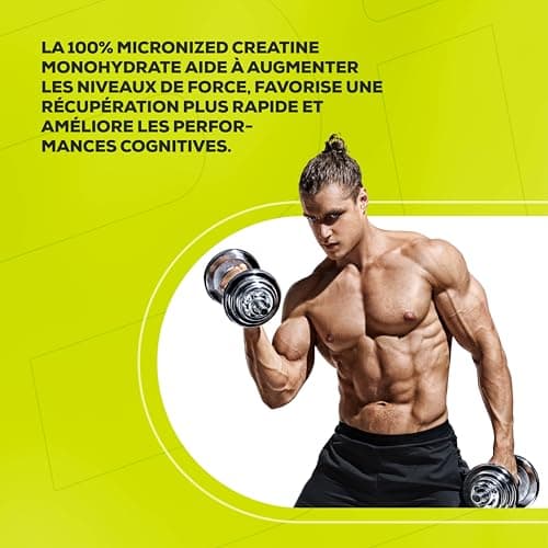 BioTechUSA 100% Creatine Monohydrate | Pharmaceutical Grade Creatine | Micronized | Vegan | Gluten Free, 300 g, Unflavored - Image 3