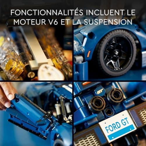LEGO 42154 Technic Ford GT 2022, Maquette de Voiture pour Adultes à Construire, Échelle 1:12 avec Caractéristiques Authentiques, Set de Collection Avancé - Image 5