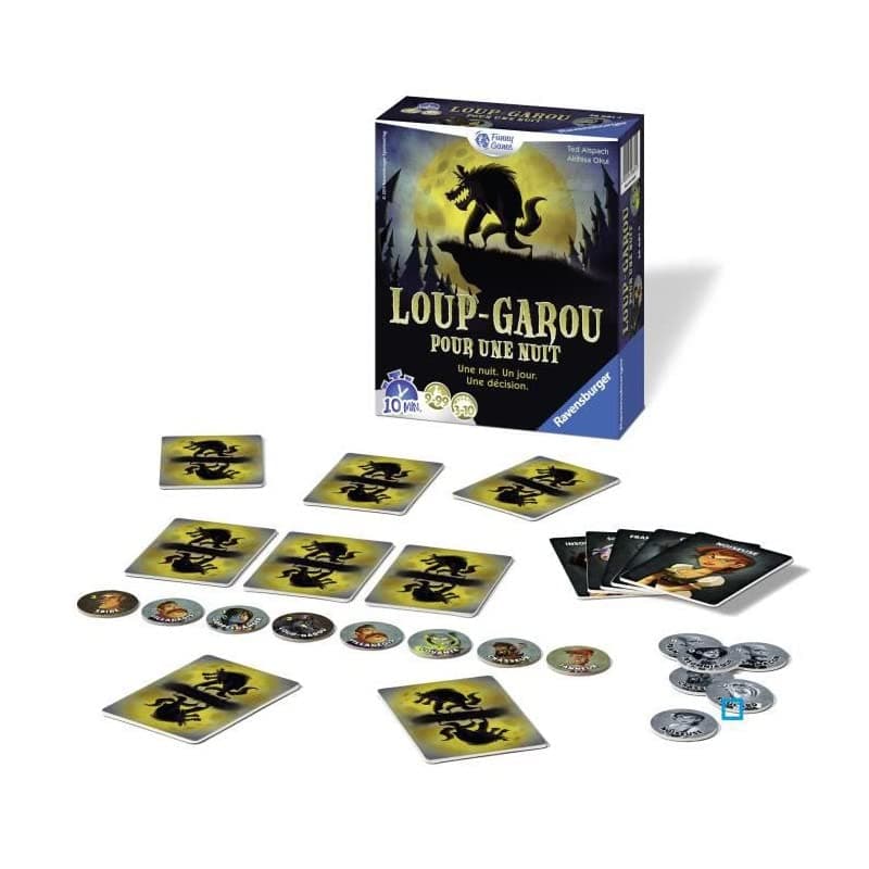 Ravensburger - Werewolf for One Night - Werewolf Board Game - Atmosphere Game - 3 to 10 Players - Ages 9+ - Free App - 26681 - (Multilingual - French Included) - Image 3
