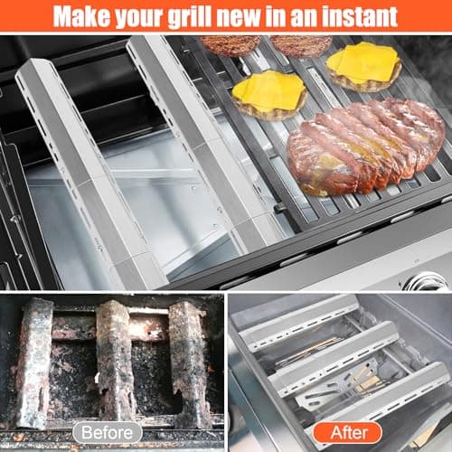 GFTIME 30 to 72 CM Universal Heat Diffuser for Charbroil, Brinkmann, Weber, Outback, Enders, Taino, Landmann, Stainless Steel Lid Burner Gas Replacement Parts Flame Grilen, 3 Pack - Image 6