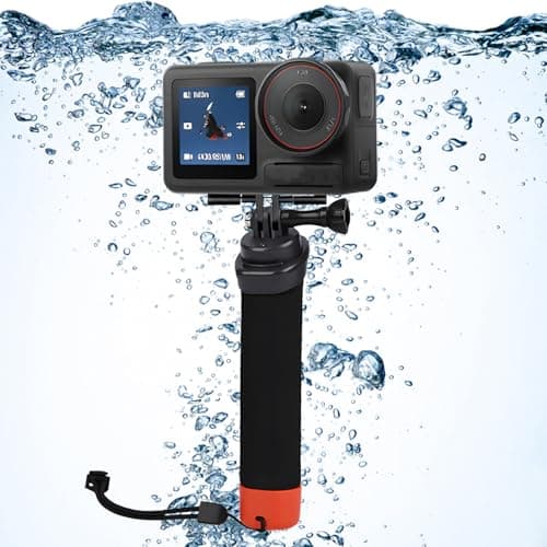 Floating Handle for Sports Camera, Diving Waterproof Handler with Wrist Strap and Elastic Rope Anti-Lost for Go Pro Hero 13/12/11/10/9/8/7/6 insta360 DJI Osmo and Other Action Cameras - Image 3