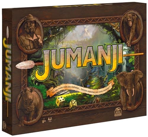 Jumanji - Jumanji Retro - Jeu de Société Famille - Jeu De Plateau avec Nombreux Défis - Ambiance du Film - Version Française - Jouet Enfant 8 Ans et + - Image 3
