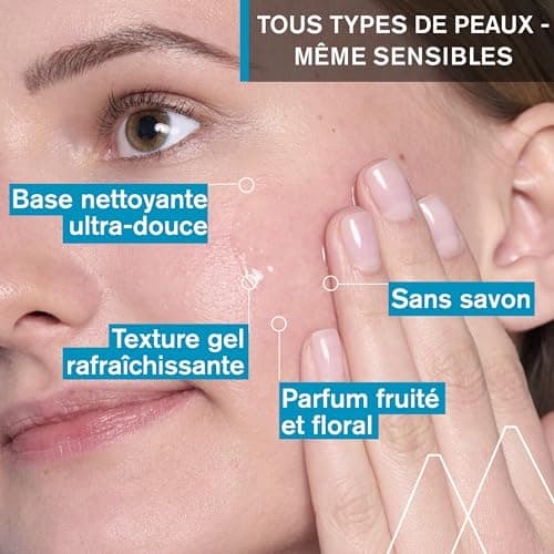 Uriage Refreshing Cleansing Jelly - Edelweiss Bio, Glycerine - Face, Eyes - Cleanses, Refreshes - Moisturizes, Soothes - Physiological pH - 94% Natural Ingredients - 150 ml - Image 3