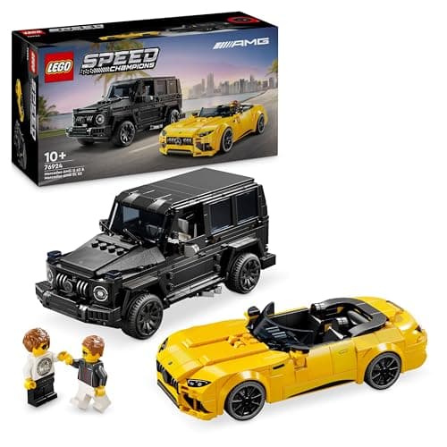LEGO Speed Champions de Mercedes-AMG G 63 et Mercedes-AMG SL 63 - Véhicules pour Enfants - 2 Sets à Construire avec 2 Minifigurines de Pilotes, Idée Cadeau pour Garçons et Filles dès 10 Ans 76924 - Image 3