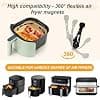 Air Fryer Magnet, 5 Pcs Silicone Airfryer Magnet 17.5cm, Heat Resistant Air Fryer Magnetic Fastener, Solidly Fixed, Air Fryer Accessories Compatible with Ninja, Cosori, Philips - Image 7