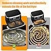 AF500EU Air Fryer Ninja 10.4L Anti Splash Grille Air Fryer Ninja Effective Protection Heat Spiral Reusable Grill for Air Fryer - Image 5