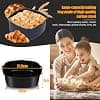 COSORI Air Fryer Accessories, Compatible with Philips Airfryer XL 6.2L, Russell Hobbs 8L/8.3L, COSORI 5.5L, Moulinex 5L, Cecotec 5.5L, 5L-7.2L Ninja 6.2L AF180EU Air Fryer Mould Accessories - Image 4