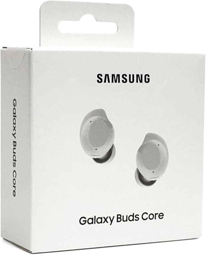 Samsung Galaxy Buds Core SM-R410 (2025) | International Version | Bluetooth 5.4 | Active Noise Cancelling | Up to 35 Hours of Black Continuous Music Playback - White - Image 1