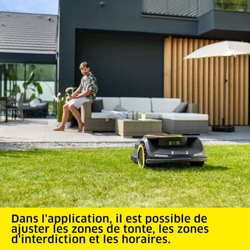 Kärcher RCX 6 robot lawnmower, without bounding cable, mowing area: 3,000 m², up to 70% gradient, all-wheel drive, obstacle detection, GPS + RTK + camera - Image 3