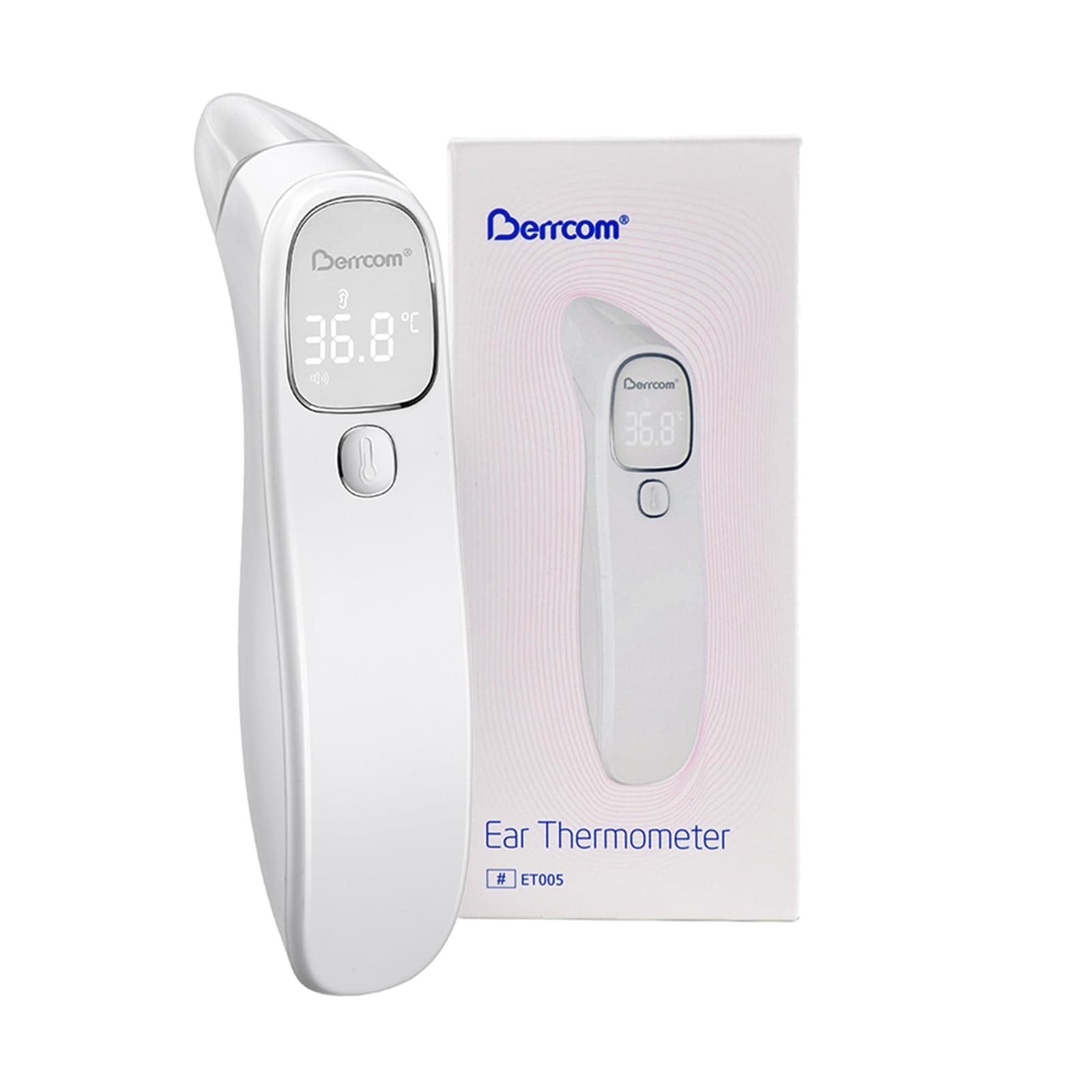 Berrcom Ear and Forehead Thermometer, Non-Contact Medical Thermometer, Infrared Digital Thermometer for Children and Adults - Image 9