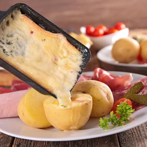 SOS Accessoire Non Stick Raclette Pans | Set of 1 to 12 | Mini Square Squeegee | Compatible with Tefal Raclette | Ergonomic Design and Easy to Clean - Image 4