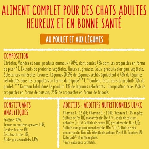 FRISKIES | Chat | Croquettes complètes pour Chats Adultes | Au Poulet et aux Légumes | Aliment Complet Riche en Vitamines et Minéraux | Sac | 3 KG - Image 8
