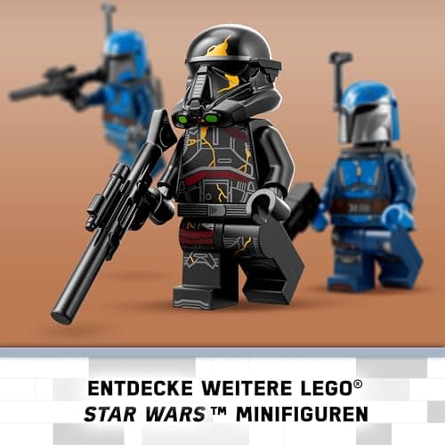 LEGO Star Wars Deathtrooper Figure Kit with Blaster Gun and Helmet - Alternative to Battle Pack, Minifigure Set, Imperial Death Tropler - Image 6