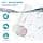 MYCARBON Electric Facial Cleansing Brush Two-Way Microcirculation IPX7 Waterproof 2 Speeds Facial Exfoliating Brush Silicone Rotating Brush for Deep Cleansing Face – White - Image 6