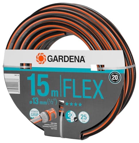 Gardena Comfort FLEX Hose 13 mm (1/2 Inch), 15 m: Flexible and dimensionally flexible garden hose with power handle profile, printed at 25 bar, without system parts (18031-20) - Image 3