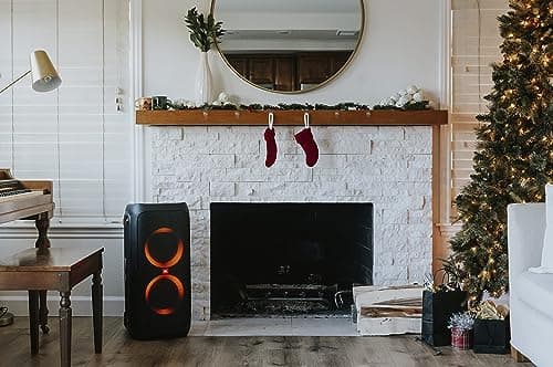 JBL PartyBox 310 Wireless Bluetooth Speaker with Built-in Dynamic Lighting, Karaoke Mode, Powerful Bass and JBL App Support - Black - Image 5