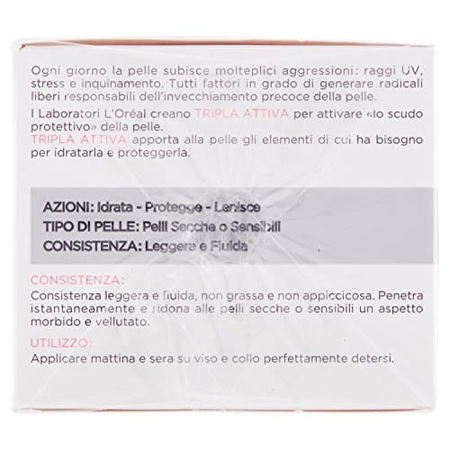 L'Oréal Paris Triple Aciva Crème Hydratante Protectrice pour peaux sèches ou sensibles - 50 ml - Image 5
