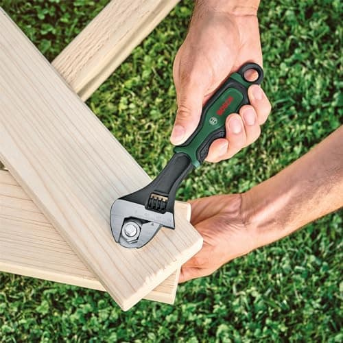 Bosch 8 pounces/200 mm adjustable wrench (high quality and robust; long life; softgrip coating; easy opening up to 30 mm) - Image 3
