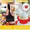 YINGRACE Air Fryer Accessories for Philips Airfryer Dual Basket 3000 Series NA350, 5000 Series NA550, 8 Pieces with Silicone Mould, Rack, Bread Mould, Muffin Pan - Image 7