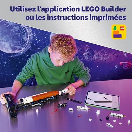LEGO Technic La Fusée SLS NASA Artemis - Jouet Interactif STEM avec 4 Astronautes & Fonction de Séparation - Idée de Cadeau d'anniversaire pour Garçon ou Fille dès 9 Ans 42221 - Image 7
