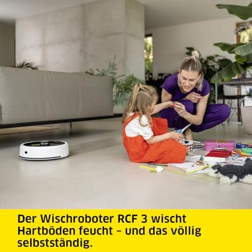 New KARCHER RCF 3 - Robot Laveur de sols connecté - Autonomie 120 Min - Rouleau de Nettoyage - Navigation LiDAR - Programmable - Image 4