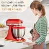 Silicone Bowl Insert for KitchenAid, Silicone Liners for Mixers Kitchen Aid Mixer TILT-HEAD 4.8L, Mixing Bowl Liners with Lids, Accessories and Spare Parts (Red) - Image 8