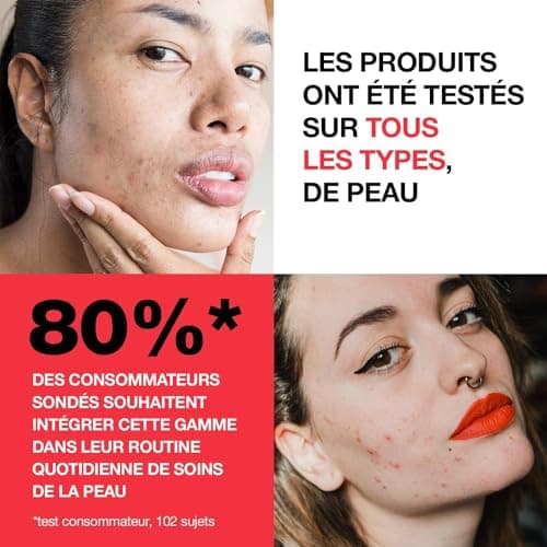 Neutrogena | Sérum Visage Quotidien Anti-Boutons+ (tube de 30 ml) – Soin visage à l'acide salicylique + 10% AHA/PHA – Sérum anti-imperfections sans parfum pour aider à éliminer les boutons - Image 6