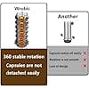 Nespresso Vertuo Capsule Holder, Rotating Capsule Holder for Nespresso Vertuoline Capsules (35 Pods), Silver - Image 6