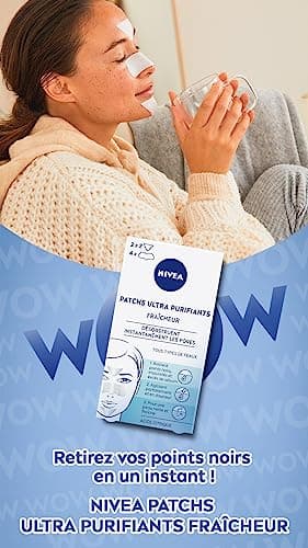NIVEA - Ultra Purifying Freshness Face Patch - Unclogs Pores - Removes Blackheads, Impurities & Excess Sebum - Purified, Clean & Fresh Skin - Citric Acid - All Skin Types - x 6 - Image 5