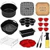 Hot Air Fryer Accessories Accessories for Russell Hobbs 4L 4.3L 5.5L Philips Airfryer 2000 Series NA220 NA229 4.2L HD9270 6.2L with Silicone Mold Baking Paper Baking Mould - Image 3