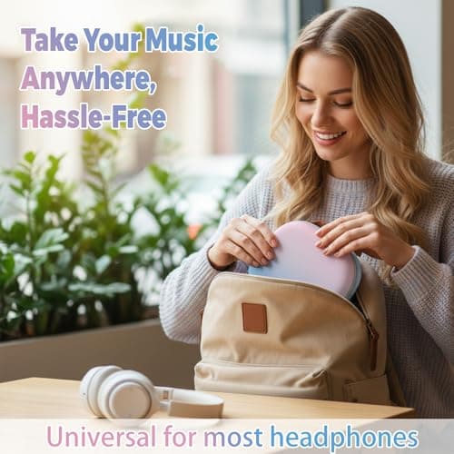 Case Cover for JBL/Sony/Soundcore/Bose/BERIBES, Wireless Noise Cancelling Headphones, Portable Travel Headphone Case, Universal for Most Rotation Headphones - Image 5