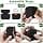 Geekria Silicone Case Compatible with Sony WF-1000XM3 Wireless Earbuds, Protective Case with Keychain Hook, Accessible Charging Port (Black) - Image 6