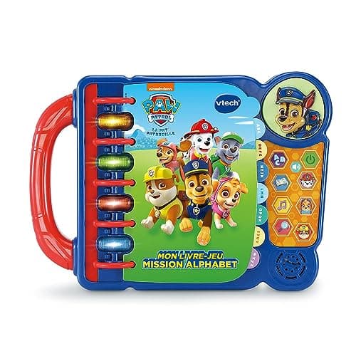 VTech - Paw Patrouille, My Mission Alphabet Game Book, Educational Games, Sound and Musical Book, Paw Patrol Toy, Gift for Children from 3 to 7 Years - English Content - Image 2