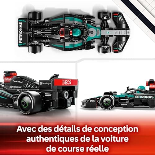 LEGO Speed Champions Voiture F1 Mercedes-AMG W15 - Voiture de Course avec minifigurine Collector de Pilote de Formule 1 - Maquette pour garçons et Filles dès 10 Ans ou Fans de Sport Automobile 77244 - Image 7