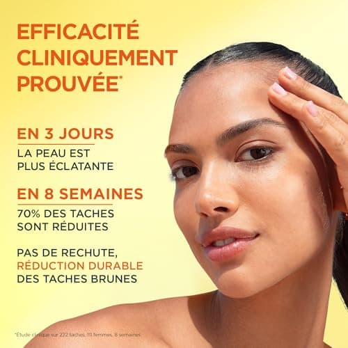 GARNIER Skin Active - Sérum Éclat - Anti-Tache Brunes - Soin Visage Enrichi En 3.5-4% Niacinamide, Vitamine C & Acide Salicylique - Vegan & Cruelty Free - 30 ml - L'emballage peut varier - Image 5