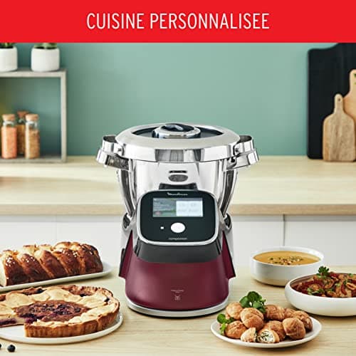 Moulinex, I-Companion Touch Pro, 18 functions, Connected, Integrated Weighing, XL Capacity 10 People, Black, Made in France, HF93E610 - Image 6