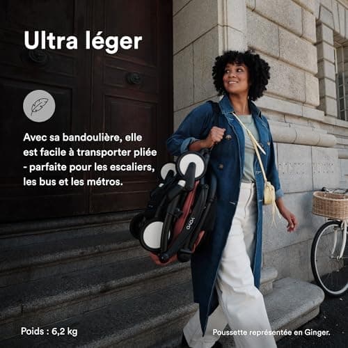 Stokke YOYO3 6+ Stroller - Black Frame + Colour Pack 6+ Stone + Hood - Easy Folding, Lightweight & Compact - Cabin Luggage Compatible - Image 5