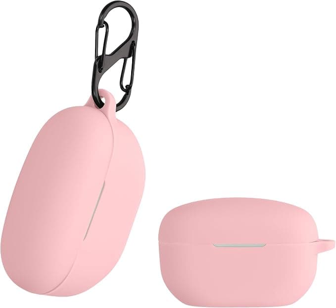 kwmobile Case Compatible with Sony WF-1000XM5 Case Cover - Headphone Case Silicone Protective Case - Old Pink - Image 1