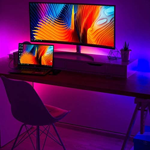 Wicked Chili 2.5m DC Power Extension Cable Compatible with Philips HUE Lightstrip Plus (White and Color Ambiance) V3 and V4 (Purple Packaging) for AC Adapter S020YM2400083, White - Image 6