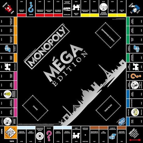 Winning Moves Monopoly Mega - Board Game 8+ - Board Game for 2 to 6 Players - Family Board Games in French - Image 3