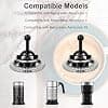 Gosknor 2 x Replacement Whisks for Milk Frother and 1 Lid, Whisks for Nespresso Aeroccino 3/4/XL and Lid for Nespresso Aeroccino 3, Practical Replacement Parts Milk Frother - Image 5