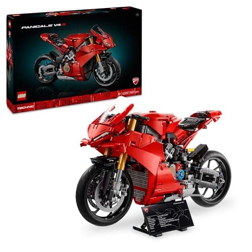 LEGO Technic La Moto Ducati Panigale V4 S - Moto à Construire pour Adulte, Homme et Femme - Blocs de Construction de véhicule - Idée de Cadeau pour Papa 42202 - Image 3
