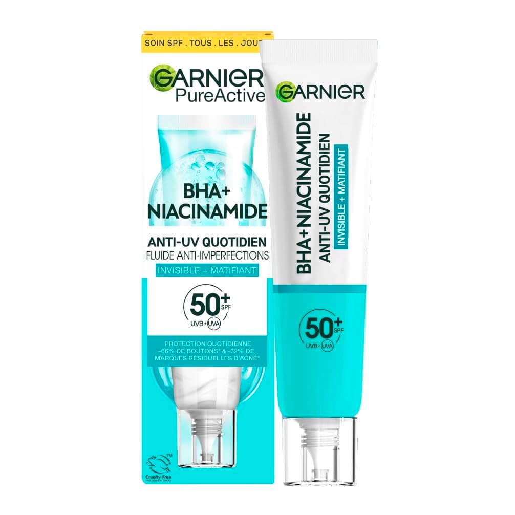 Garnier Pure Active Anti-UV Quotidien anti-imperfections SPF 50+ 40ml
