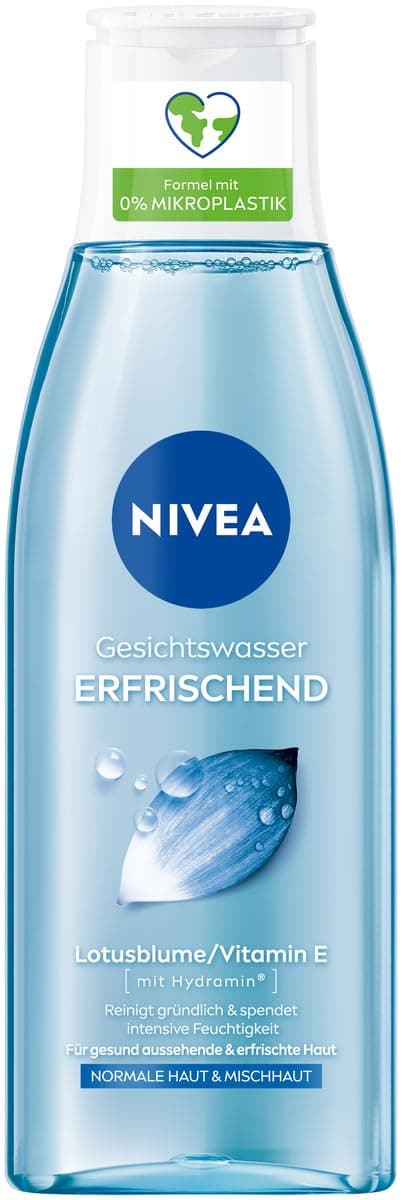NIVEA Tonique rafraîchissant pour le visage pour peaux normales et mixtes, tonique végétalien pour le visage avec vitamine E, nettoie et rafraîchit la peau, hydrate intensément la peau, 200 ml - Image 4
